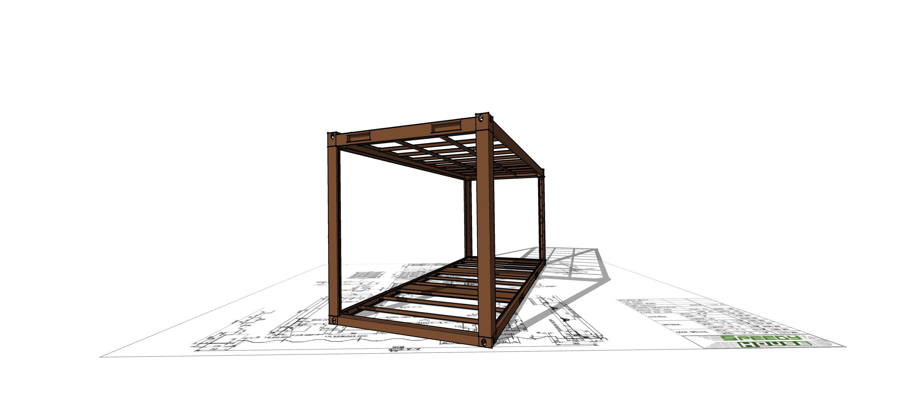 Flat pack steel frames - Licensing